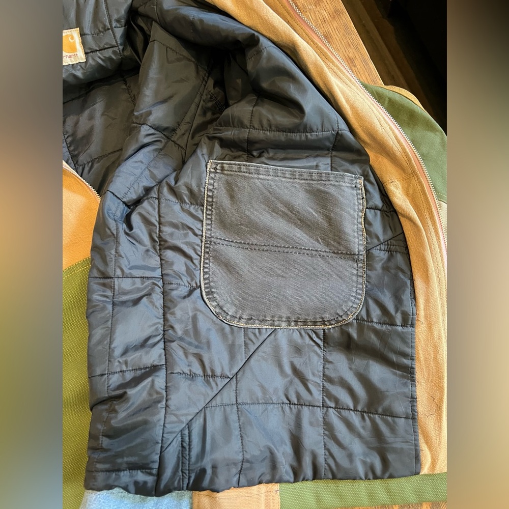 Vintage Carhartt Reworked Patch Work Jacket - Picture 8 of 10